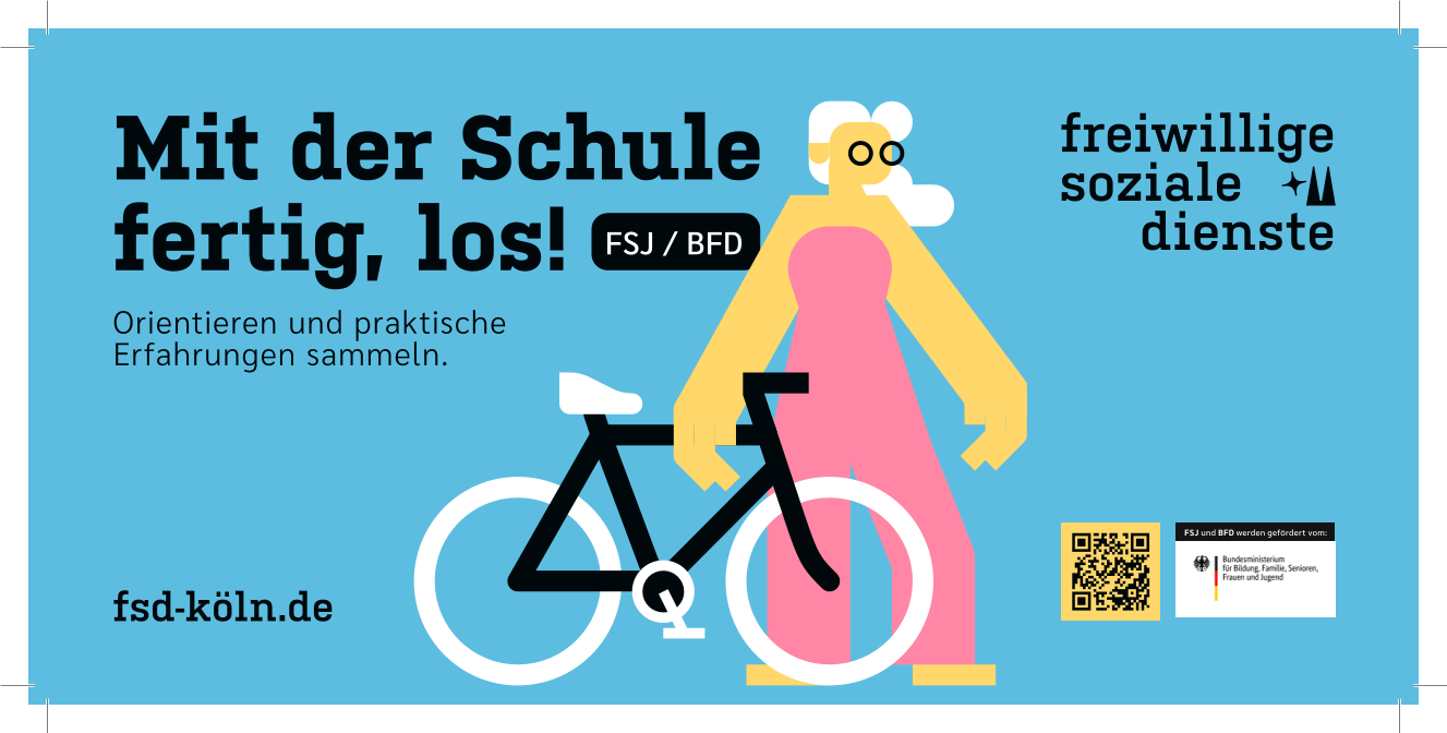 FSD Köln Werbeanzeige Motiv Schule drittel