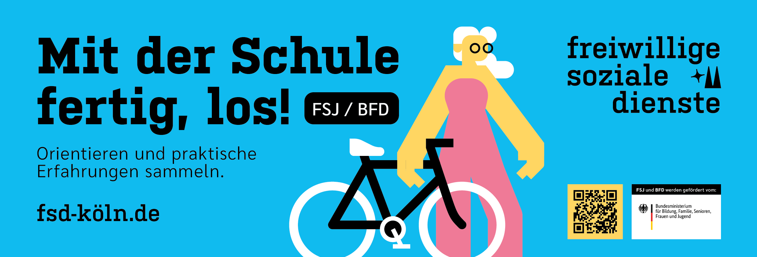 FSD Köln Werbeanzeige Motiv Schule drittel