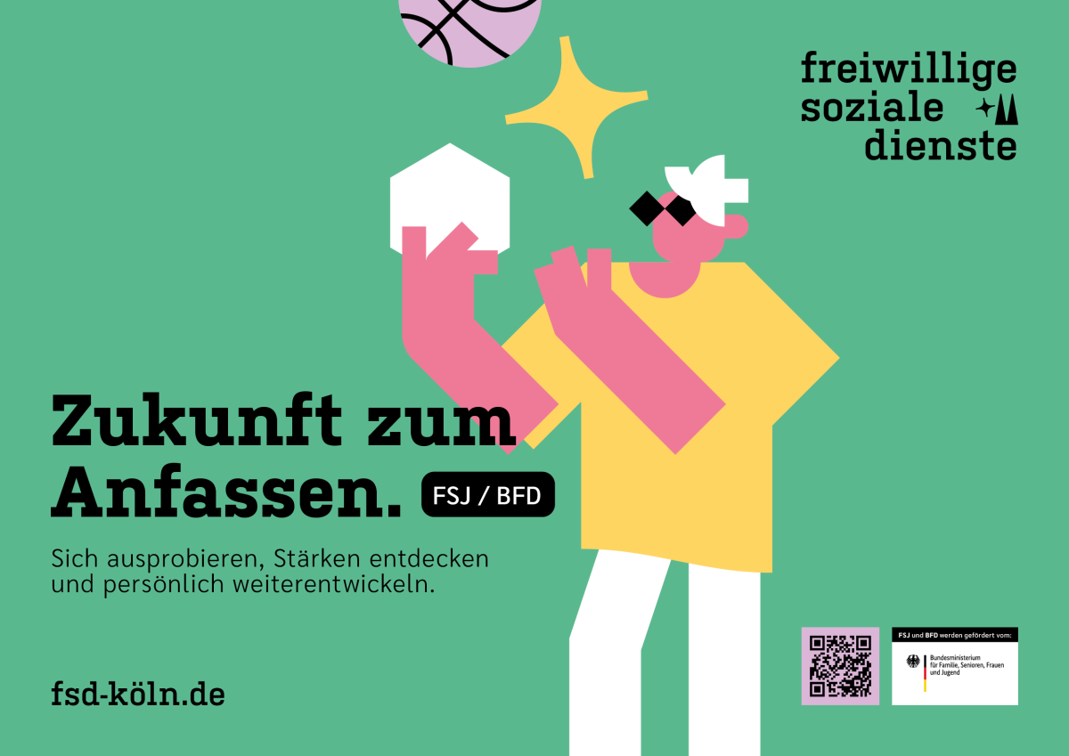 FSD Köln Werbeanzeige Motiv Zukunft halb