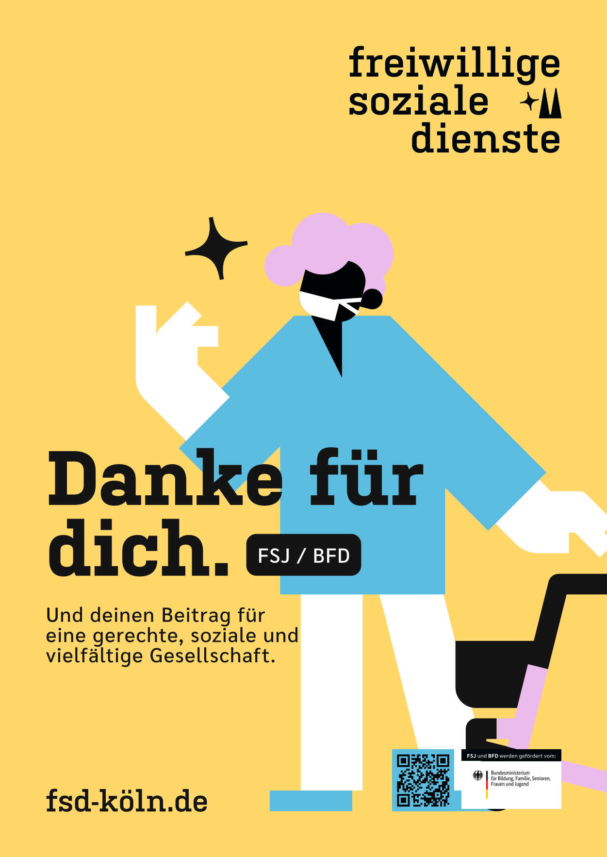 FSD Köln Plakat Motiv Danke